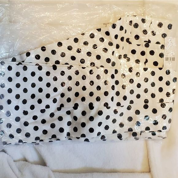 New York & Company Black and White Polka Dot Jeggings - Picture 15 of 15